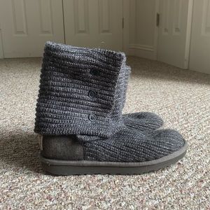 UGG Classic Grey Sparkle Cardy Uggs